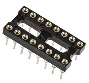 Picture of IC SOCKET 0.3 16W TULIP RND NAR OPEN TUBE