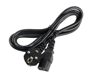 Picture of SCHUKO R/A PLUG-IEC C13 SOCKET 1.5M BLACK