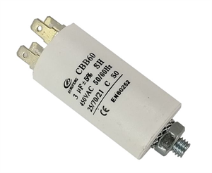 Picture of MOTOR RUNNING CAPACITOR 5uF 450VAC ST 4TERMINAL 71