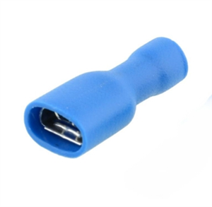 Picture of TERMINAL INSULATED BLUE 6.35mm FEM