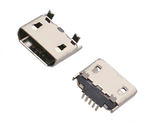 Picture of MICRO USB SOCKET VERTICAL SMD TYPE-B 5P LOOSE/PC