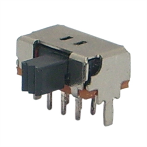 Picture of SLIDE SWITCH DPDT R/A 10x7.7 SMN