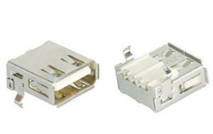 Picture of USB SOCKET R/A SMD TYPE-A