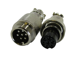 Picture of 7W 12mm MINI-MIC-PLUG AND SOCKET CONNECTOR