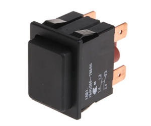 Picture of MOMENTARY PUSH BUTTON SWITCH P/M DPST BLK