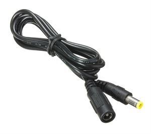 Picture of DC POWER LEAD PLUG TO SOCKET 12V 2A 1.8M