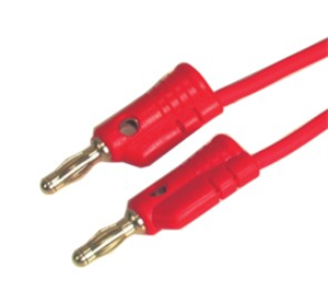 Picture of LEAD BANANA PLUG 4MM 900MM RED