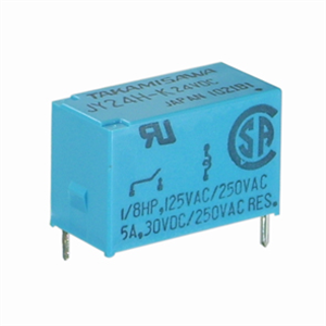 Picture of RELAY SPST 5A 24VDC RECT 4PIN