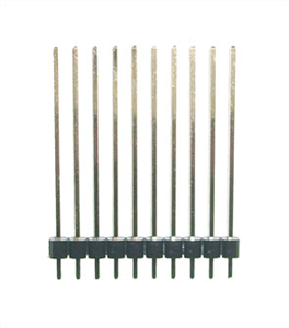 Picture of HEADER SIL STR 10-PINS P=2.54 TH=31