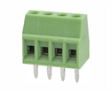 Picture of SCREW TERMINAL N/C PCB 4W P=2.54 STR GREEN