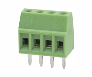 Picture of SCREW TERMINAL N/C PCB 4W P=2.54 STR GREEN