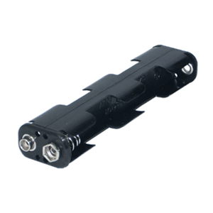 Picture of BATTERY HOLDER 4xAA CLIP BK ==