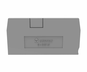 Picture of TERMINAL BLOCK D/R GREY END COVER 1.5MM