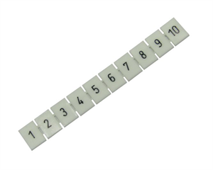 Picture of TERMINAL MARKER STRIP D/R P=8.2mm No.1-10