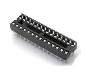 Picture of IC SOCKET DIL 0.3 28W STD D-LEAF - OPEN