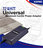 Picture of BATTERY CHARGER 72W CAR UNIV DC LAPTOP
