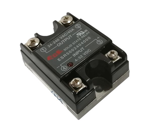 Picture of SSR 240VAC 40A P/M I=4-32VDC O=24-280VAC