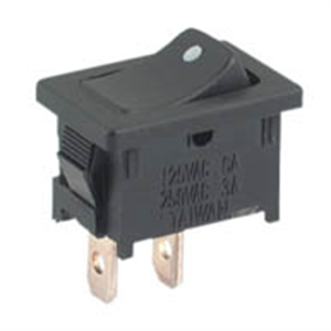 Picture of ROCKER SWITCH MINI SPST 13x19 (ON)-OFF