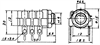 Picture of STERO SOCKET 6.3mm PCB/PANEL MOUNT