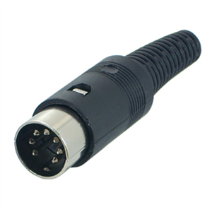 Picture of PLUG DIN IN-LINE 7P 270D W/REL