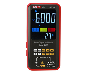 Picture of HAND HELD SMART MULTIMETER 3 1/2 DIGITS VAC/DC,RES,CAP,TEMP,FREQ	